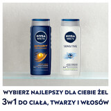 Nivea Men, 3 in 1 shower gel for face, body and hair, Sensitive, 500 ml