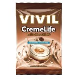 Bomboane fără zahăr cu aromă de Latte Macchiato Creme Life, 60 g, Vivil