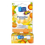 Skarb Matki, ruj protector pentru copii, cu aromă de fructe exotice și cremă, 6.5 g