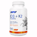 SFD D3 + K2 Forte, vitamina D 2000 UI + vitamina K 200 µg, 90 comprimate