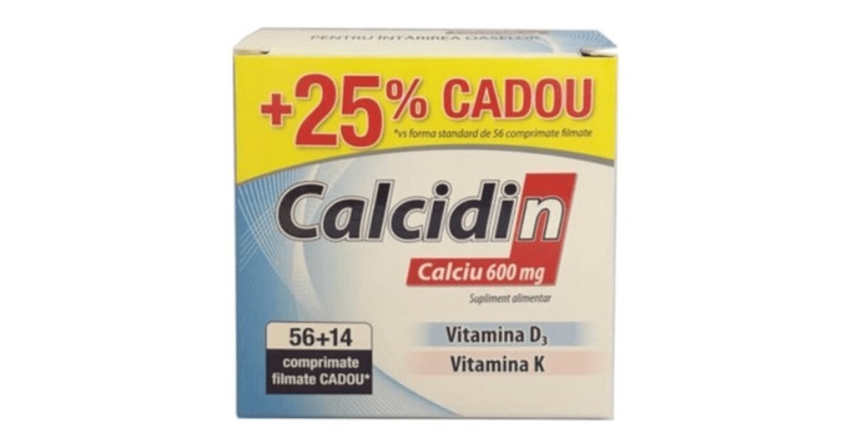 Calcidin – pret in farmacii, prospect, cumpara in Romania