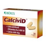 Calcivid, 30 comprimate filmate, Beres Pharmaceuticals Co