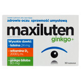 Maxiluten ginkgo+, 30 comprimate