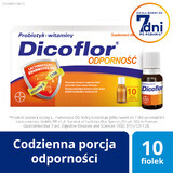 Dicoflor Imunitate, pentru copii de la 3 ani și adulți, 10 ml x 10 flacoane