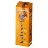 White Pearl Whitening, pastă de dinți de albire, Turmeric + Q10, 75 ml