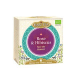 Ceai cu hibiscus si petale de trandafir Face the Moment, 10 plicuri, Hari Tea