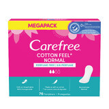 Tampoane igienice Carefree Cotton Feel Normal, neperfumate, 76 buc.