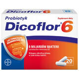 Dicoflor 6, pentru copii de la 3 ani și adulți, 20 capsule