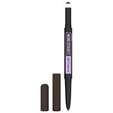 Maybelline Express Brow Satin Duo, creion de sprâncene cu două fețe, 05 Black Brown, 1 bucată