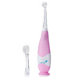 Brush-Baby BabySonic Pro, periuță de dinți sonică pentru copii, roz, 0-3 ani, 1 bucată