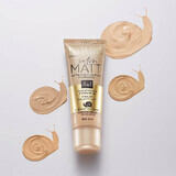 Eveline Cosmetics Satin Matt Foundation, Mattifying face foundation, 104 Beige, 30 ml