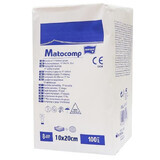 Matopat Matocomp Matocomp, tampoane de tifon nesterile, cu 17 fire, 8 straturi, 10 cm x 20 cm, 100 bucăți