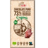 Ciocolata neagra ecologica 73% cacao, 100g, Pronat