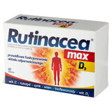 Rutinacea Max D3, 60 comprimate