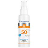 Pharmaceris S Dermopediatric, Spray protector mineral pentru copii, pentru față și corp, din prima zi, rezistent la apă, SPF 50+, 100 ml