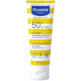 Mustela Sun Bebe Enfant-Famille, Lapte de protecție solară pentru față și corp, SPF 50+, 40 ml