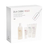 Set Ziaja Yego, gel de duș și șampon, 400 ml + gel de duș și șampon, 2 x 200 ml + balsam după ras, 80 ml