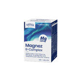 Vitter Blue Magnesium B-Complex, 50 comprimate