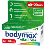 Bodymax Vital 50+, 60 comprimate + 20 comprimate gratuite AMBALAJ CONTAMINAT