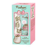 Set Pusheen, bandă cosmetică pentru păr + spumă matifiantă pentru spălarea feței, 100 ml SHORT DATE