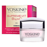 Yoskine Supreme-Vit B12 + C 50+, regenerierende Anti-Falten-Nachtcreme, 50 ml