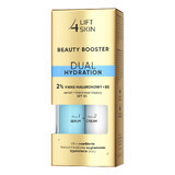 Lift4Skin Beauty Booster Dual Hydration set, ser 2% acid hialuronic + B5, 15 ml + cremă hidratantă, SPF 30, 15 ml