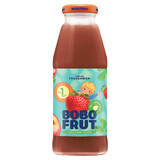 Bobo Frut Nectar de fructe, mere, căpșuni, după 12 luni, 300 ml