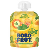 Bobo Frut Desert într-un tub, măr, banană, morcov, după 6 luni, 90 g