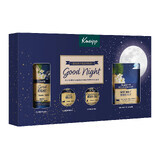 Kneipp Gute Nacht Set, Duschgel, 75 ml + Badeöl, 20 ml + Körperöl 20 ml + Badesalz, 60 g