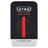 Set STR8 Red Code, aftershave, 100 ml + deodorant spray, 150 ml + gel de duș, 250 ml