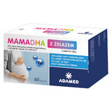 MamaDHA cu fier, 60 capsule