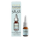 Snailmed Pure Snail Mucus 58,5%, ser normalizator anti-acnee, cu totarol și acid hialuronic, 8 ml