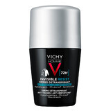 Vichy Homme Invisible Resist, antiperspirant roll-on pentru bărbați, împotriva urmelor de pe haine, 50 ml