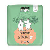 Moomin Baby, scutece, mărimea 5, 10-16 kg, 40 buc