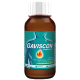 Gaviscon cu aromă de mentă (500 mg + 267 mg + 160 mg)/ 10 ml, suspensie orală, 150 ml