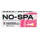 No-Spa 40 mg, 40 comprimate