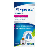 Flegamina 4 mg/ 5 ml, sirop, aromă de zmeură, 120 ml