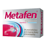 Metafen 200 mg + 325 mg, 20 tablets