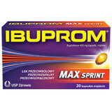 Ibuprom Max Sprint 400 mg, 20 capsule moi