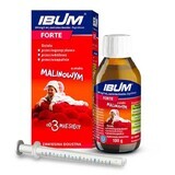 Ibum Forte 200 mg/ 5 ml, suspensie orală pentru copii de la vârsta de 3 luni, aromă de zmeură, 100 g