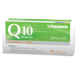 Pharmasis Q10 Sensitive, aromă de portocale, 30 pastile