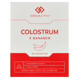 Genactiv Colostrum cu banană, pulbere, 1 g x 30 pliculețe