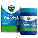 Vicks VapoRub, unguent pentru copii de la 5 ani și adulți, 100 g