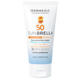 Dermedic Sunbrella Baby, cremă de protecție pentru copii și bebeluși, piele sensibilă, SPF 50, 50 g