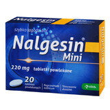 Nalgesin Mini 220 mg, 20 comprimate filmate