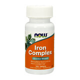 Now Foods Complex de fier, 100 comprimate