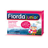 Fiorda Junior, aromă de zmeură, 15 pastile