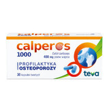 Calperos 1000 400 mg, 30 cápsulas duras