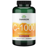 Swanson C, vitamina C 1000 mg cu măceșe, 90 capsule