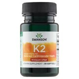 Swanson K-2, vitamina K 50 µg, 30 capsule gel